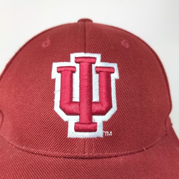 Steve & Barry's IU Indiana Hoosiers Strapback Hat Red 7 1/8 Embroidered Logo - Picture 4 of 10